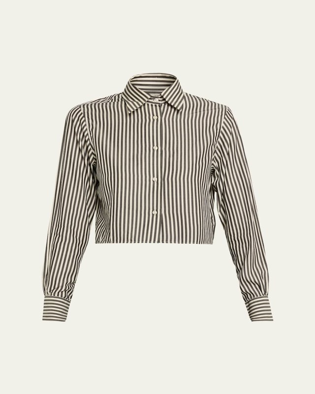 Cataleya Stripe Cropped Shirt